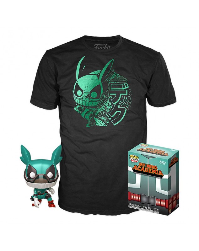 My Hero Academia POP! & Tee Box Deku - Funko Pop Esclusivo + T-Shirt
