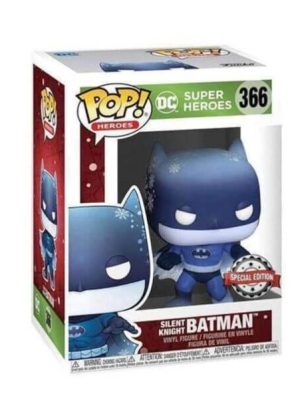 Funko Pop! Heroes: Dc Holiday Super Heroes – Silent Knight Batman (Special Edition) #366 Vinyl Figure