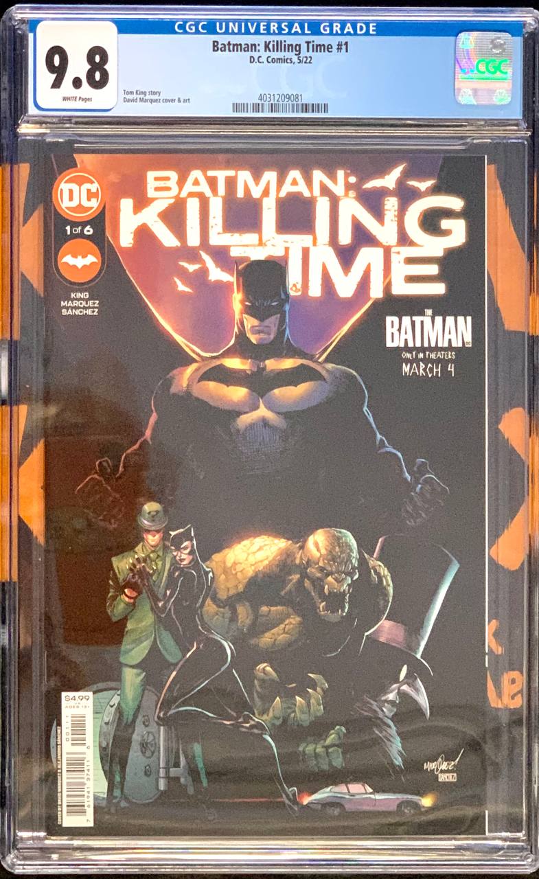 CGC 9.8 BATMAN: KILLING TIME #1 DC COMICS MARQUEZ COVER