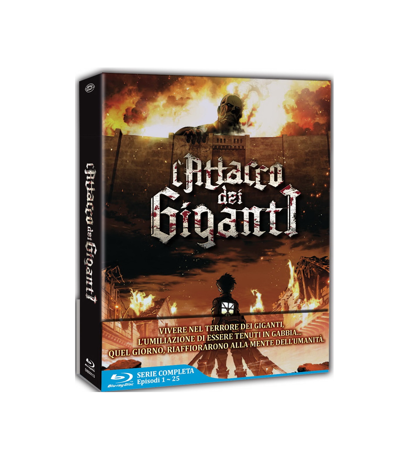 Attacco Dei Giganti (L') - Stagione 01 Serie Completa (Eps 01-25) (4 Blu-Ray)