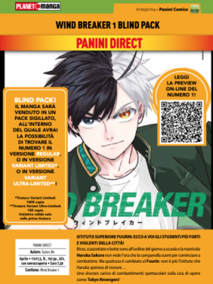 WIND BREAKER 1 - BLIND PACK ( PLANET MANGA )