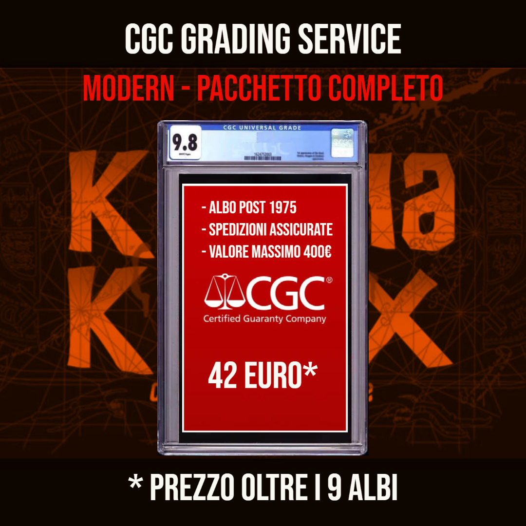 E - CGC GRADING SERVICE - MODERN ( OLTRE I 9 ALBI )