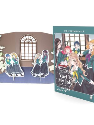 YURI IS MY JOB! PACK CON I PRIMI 2 VOLUMI, 2 STAND-UP FIGURE E DIORAMA IN OMAGGIO