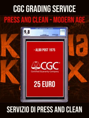 CGC SERVICE : PRESS AND DRY CLEAN - POST 1975 ( MODERN )
