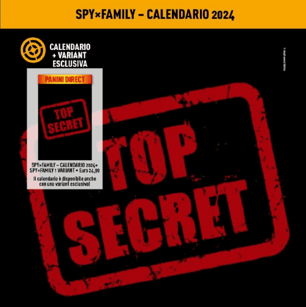 SPY X FAMILY - CALENDARIO 2024 + VARIANT 1