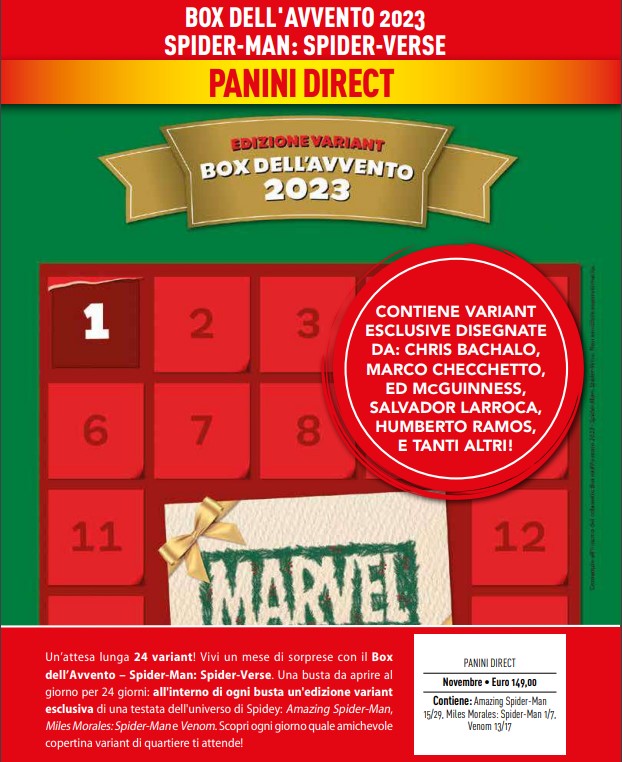 Box dell’Avvento 2023 – Spider-Man: Spider-Verse
