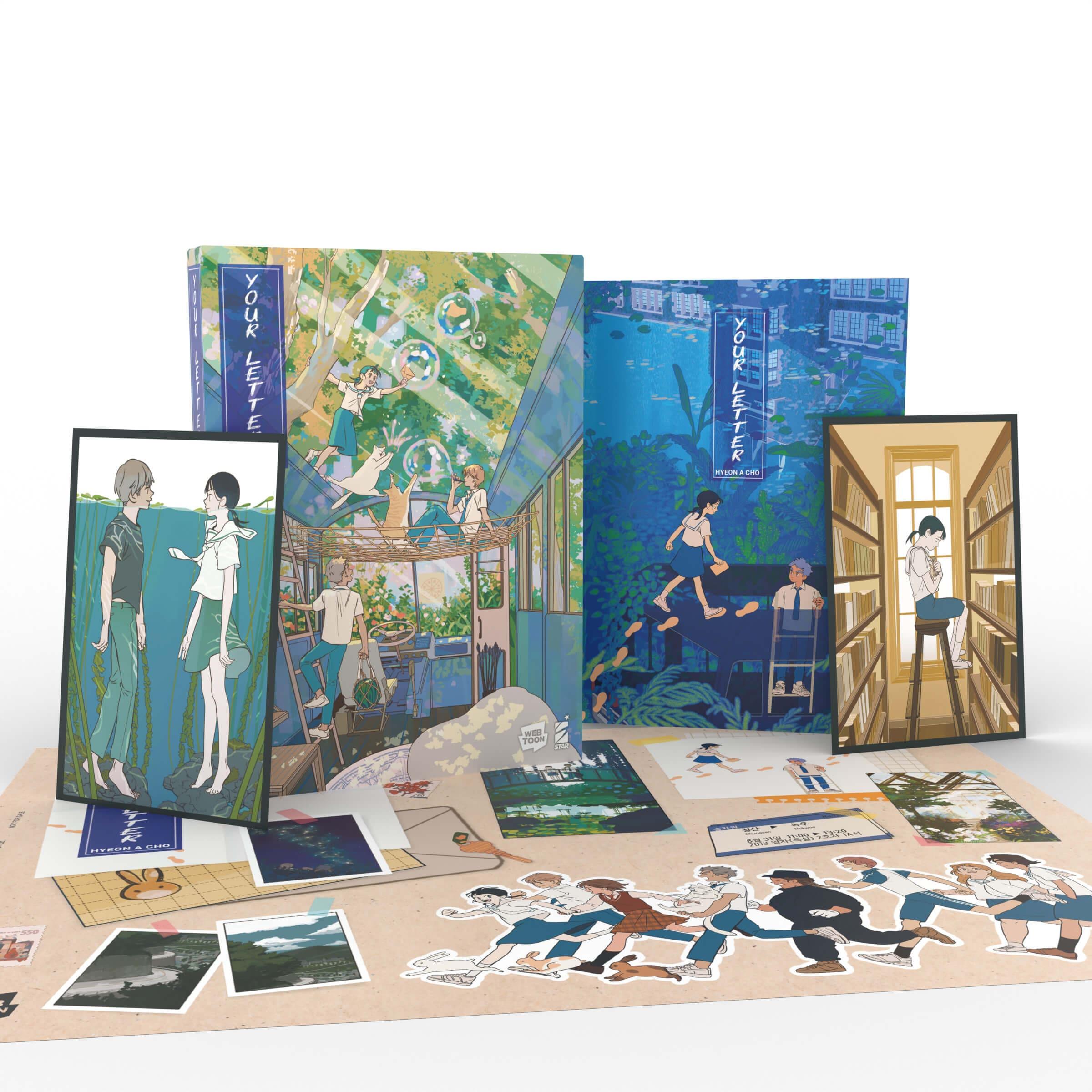 YOUR LETTER - BOX CON 2 ILLUSTRATION CARD E POSTER