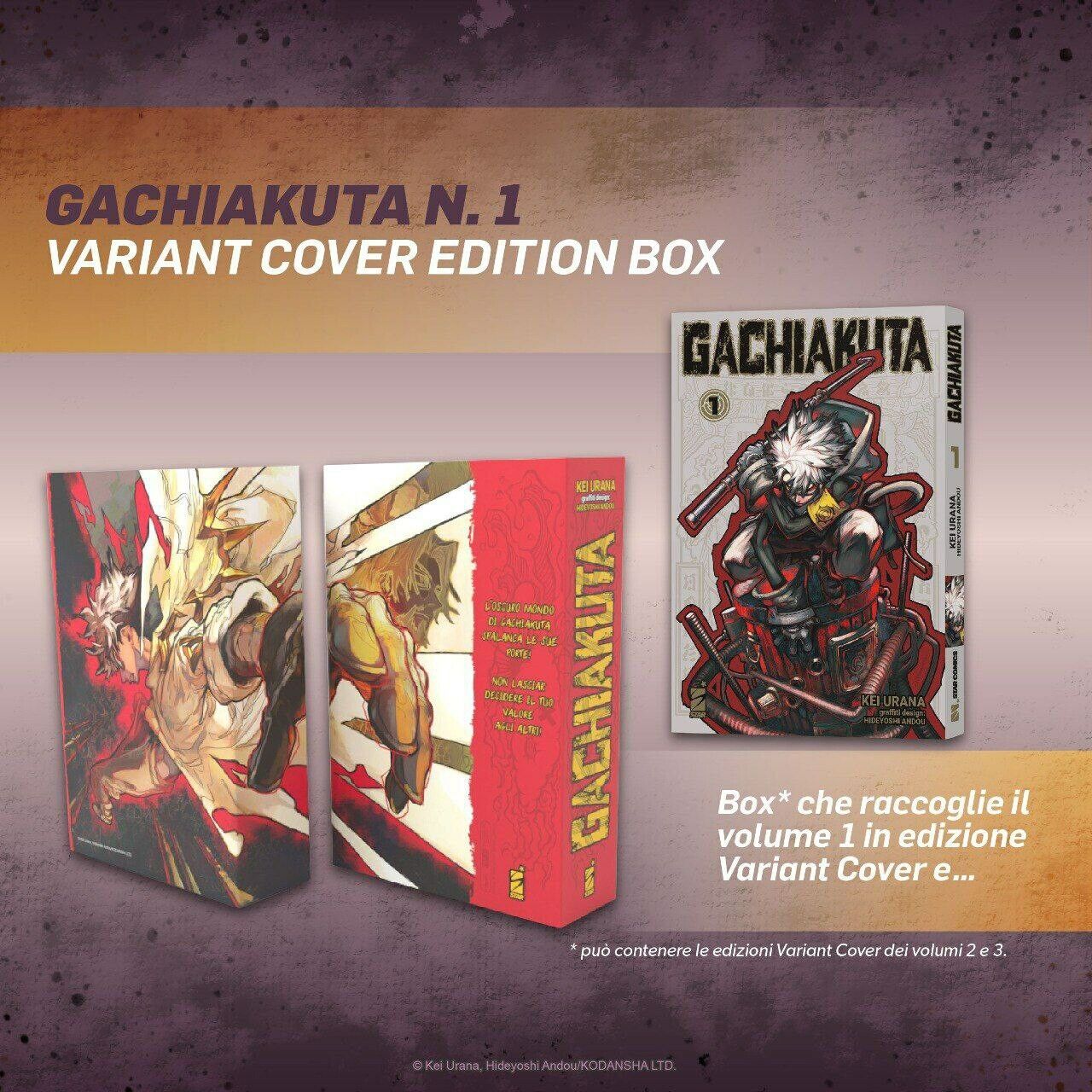 💥 GACHIAKUTA n. 1 VARIANT COVER EDITION BOX