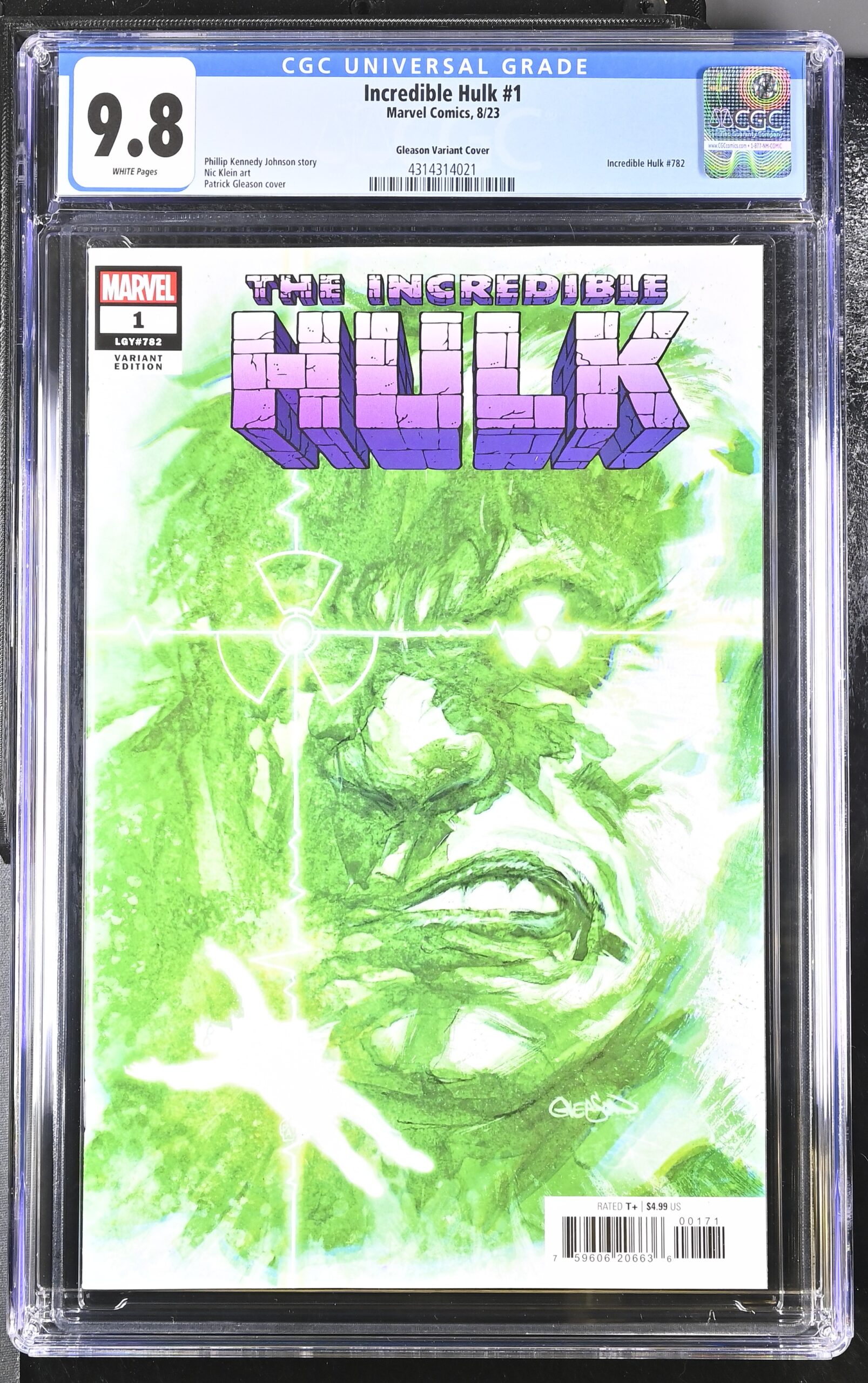 CGC 9.8 Incredible Hulk #1