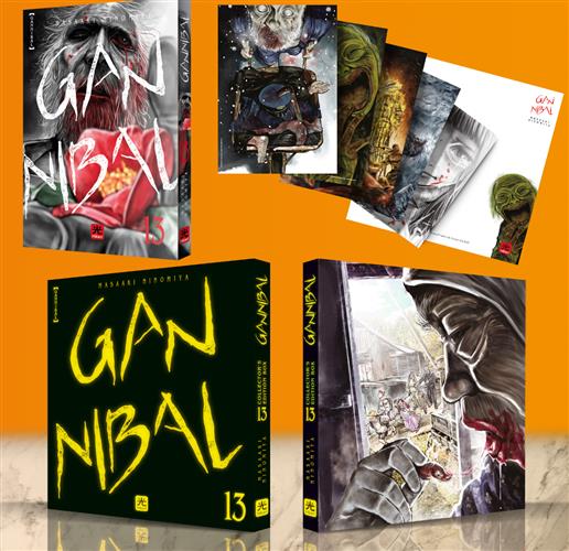 Gannibal 13 + 5 Cartoline – Variant – Hikari – 001 Edizioni – Italiano