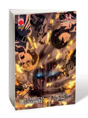 L'Attacco dei Giganti 34 Variant Anime Generation Manga