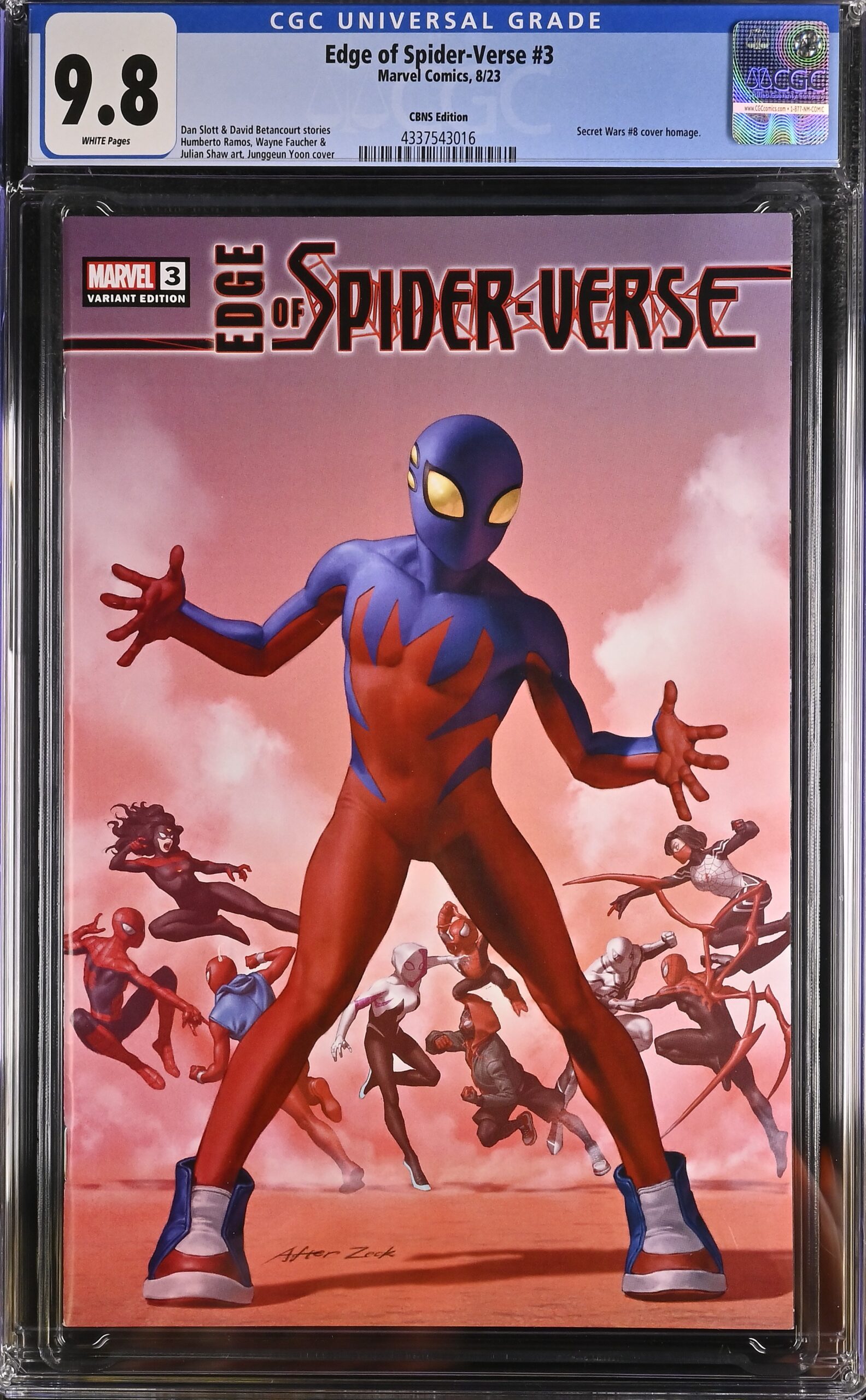 CGC 9.8 Edge of Spider-Verse #3