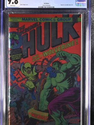 CGC 9.8 Incredible Hulk: Facsimile Edition #181