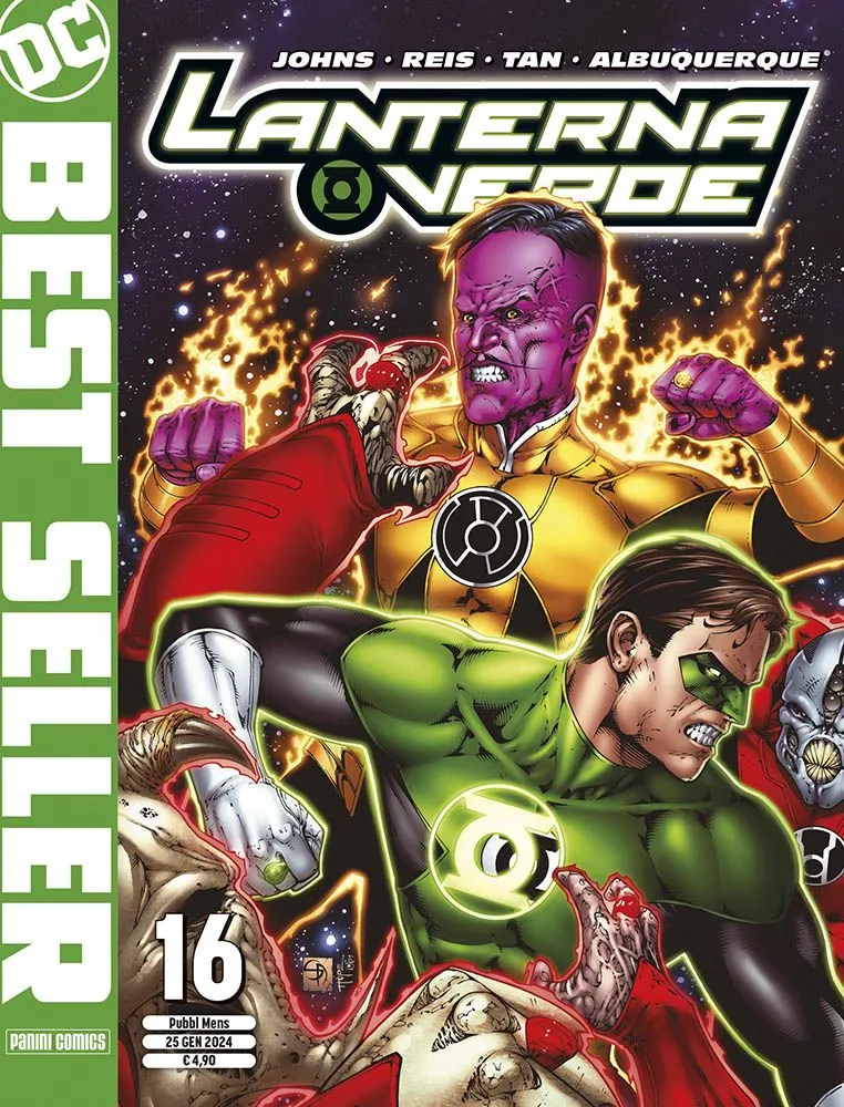 Lanterna Verde di Geoff Johns 16 DC Best Seller