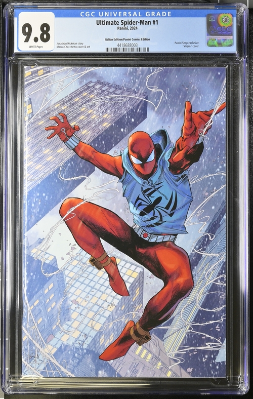 CGC 9.8 Ultimate Spider-Man #1 Panini Exclusive