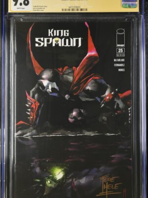 CGC 9.8 KING SPAWN #25 SIGNED FEDERICO MELE