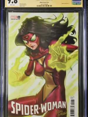 CGC 9.8 SPIDER-WOMAN #1 VARIANT SIGNED BY CAROLA BORELLI