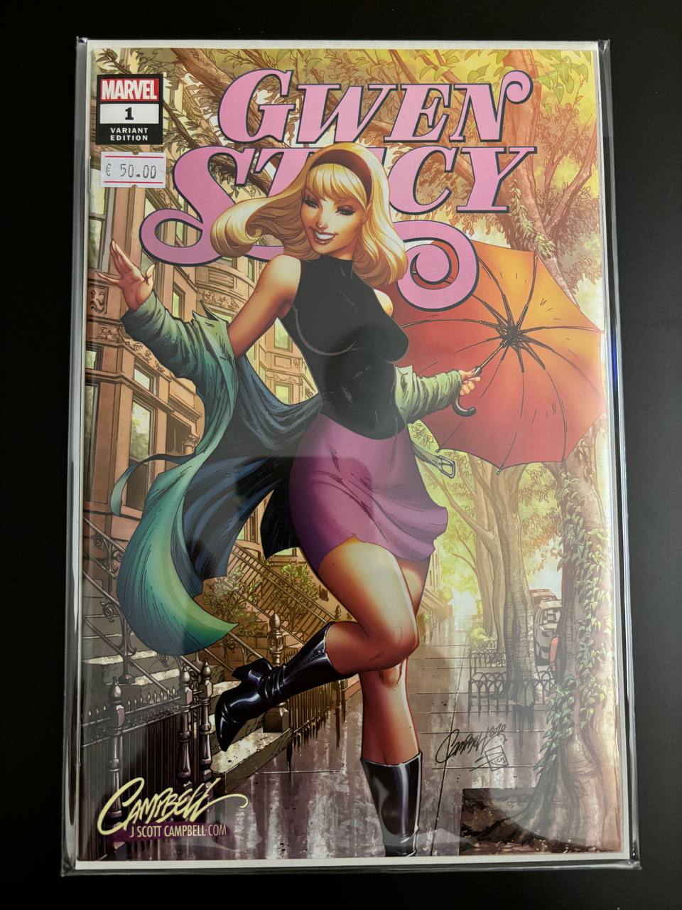 Gwen Stacy #1 Variant Autunnale - Sito Campbell Exclusive