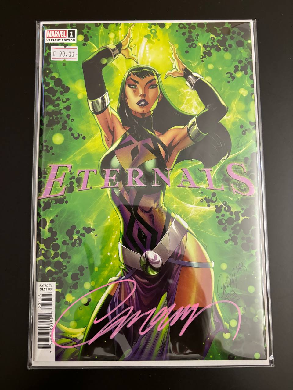 Eternals #1 Variant - Sito Campbell Exclusive Signed Campbell Con Certificato