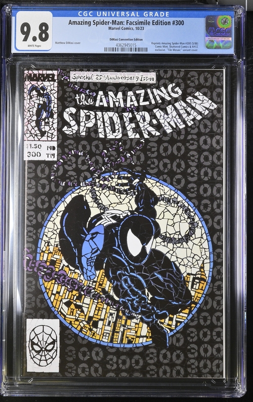 CGC 9.8 Amazing Spider-Man: Facsimile Edition #300 De Masi Exclusive