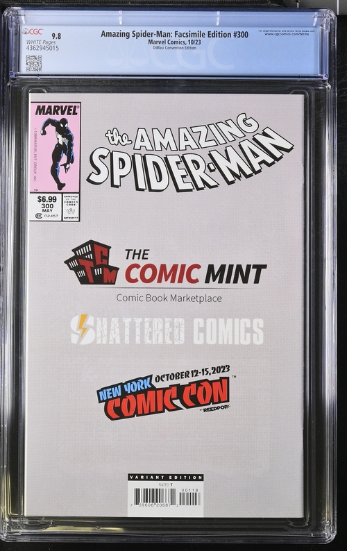CGC 9.8 Amazing Spider-Man: Facsimile Edition #300 De Masi Exclusive - immagine 2