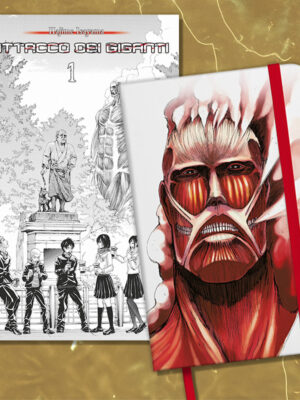 L’Attacco dei Giganti – Agenda Perpetua Bundle (Agenda + 1 Variant) – Panini Comics – Italiano