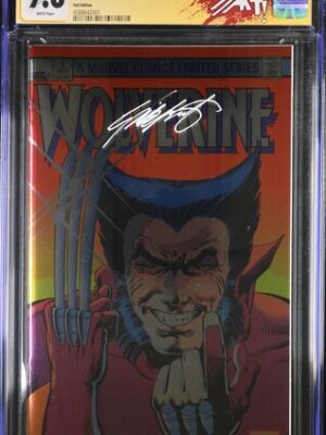 CGC 9.8 Wolverine Limited Series: Facsimile Edition Foil Signed by CHRIS CLAREMONT