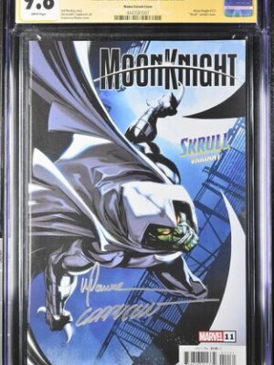 CGC 9.8 Moon Knight #11 Signed Cappuccio & Manna