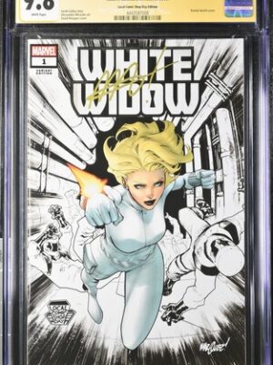 CGC 9.8 White Widow #1 - Signed Alessandro Miracolo