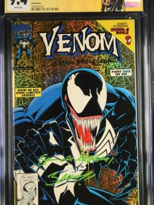 CGC 9.4 Venom: Lethal Protector #1 - SIGNED BY MARK BAGLEY & SAM DE LA ROSA