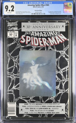 CGC 9.2 Amazing Spider-Man #365 - Newsstand Edition