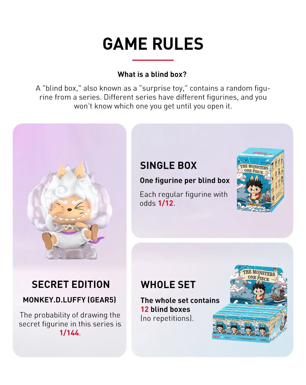 THE MONSTERS × One Piece Series Figures - immagine 2