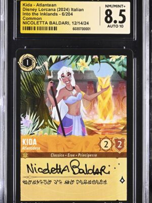 CGC CARD 8.5 Kida Disney Lorcana Signed Baldari