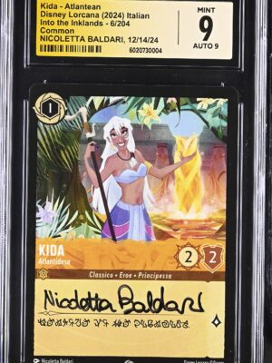 CGC CARD 9.0 Kida Disney Lorcana Signed Baldari