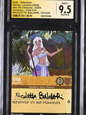 CGC CARD 9.5 Kida Disney Lorcana Signed Baldari