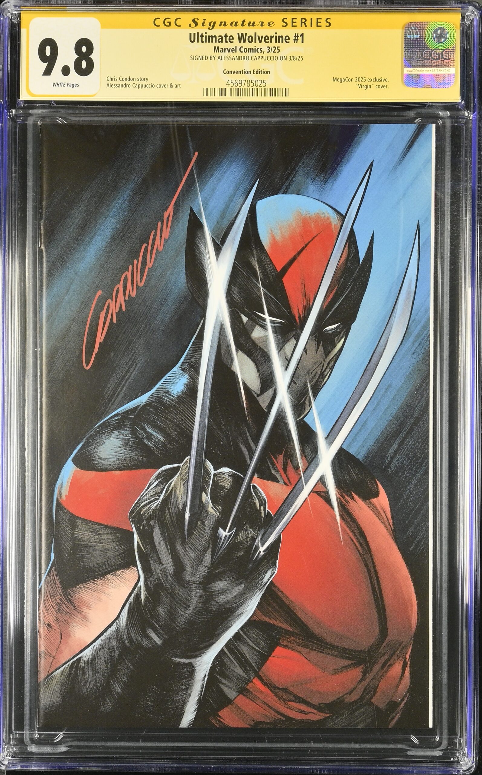 CGC Ultimate Wolverine 1 - Variant Convention Edition 9.8 ( Megacon )