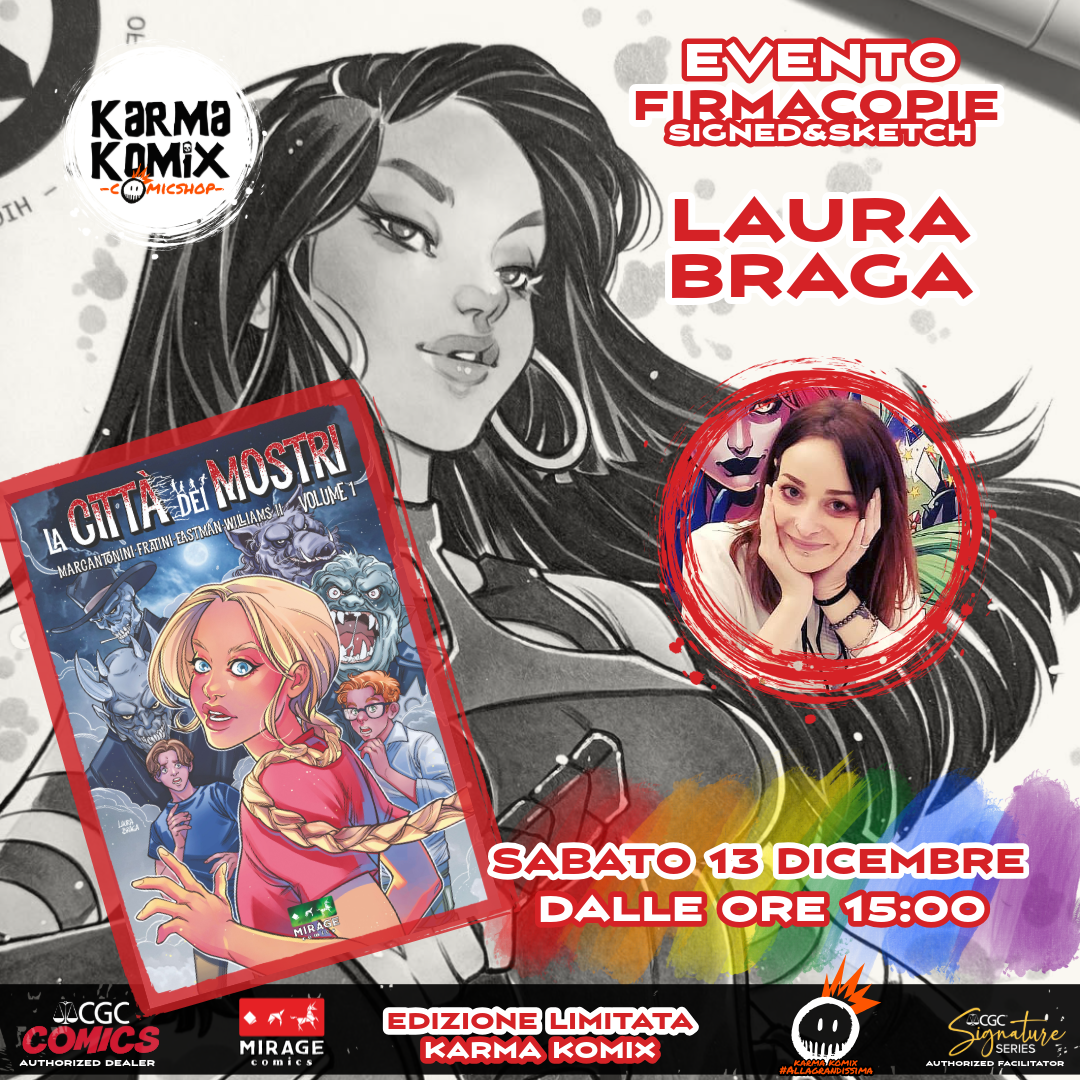 La Città dei Mostri Vol.1 - Variant Karma Komix Firmata da Laura Braga - immagine 2