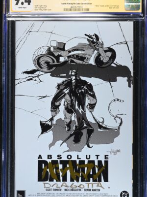 CGC ABSOLUTE BATMAN 9.4 SIGNED DRAGOTTA