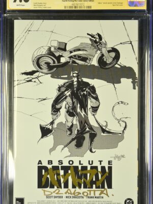 CGC ABSOLUTE BATMAN 9.6 SIGNED DRAGOTTA