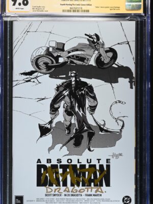 CGC ABSOLUTE BATMAN 9.8 SIGNED DRAGOTTA