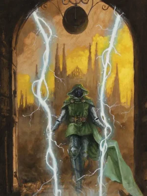 Un Mondo Sotto Destino 5 Panini Doomination Variant Cover di Domenico Cava Marvel Miniserie 291
