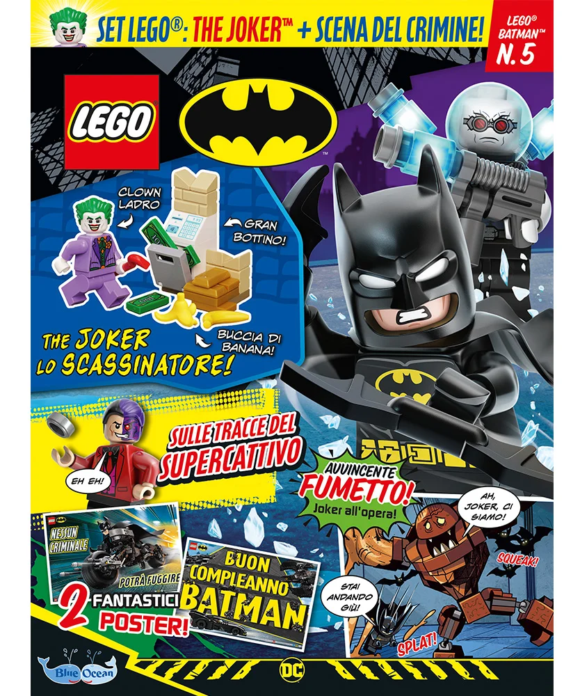 LEGO BATMAN N.5 - JOKER + SCENA DEL CRIMINE
