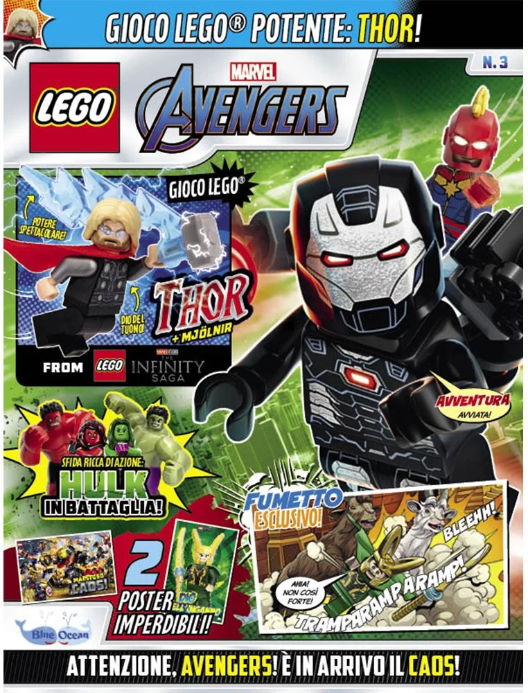 LEGO AVENGERS N.3 - THOR + MJOLNIR