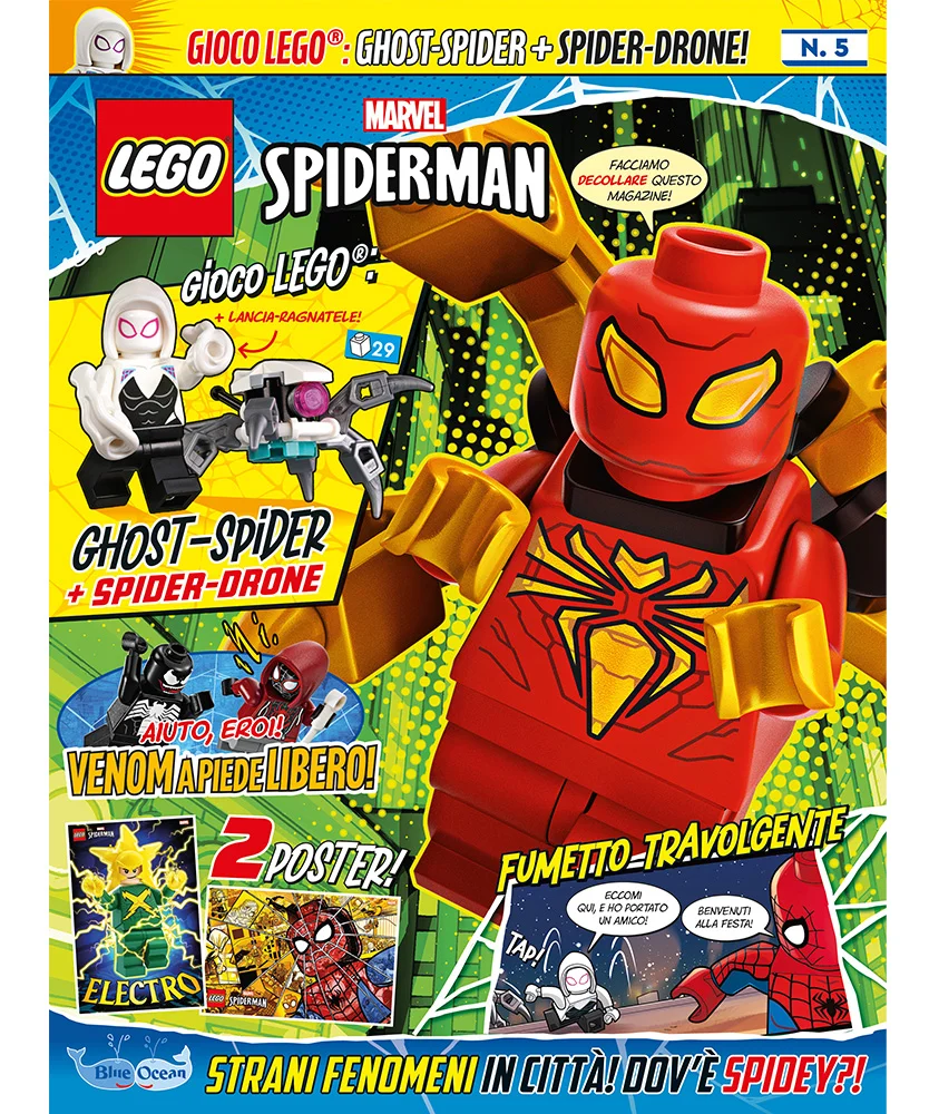 LEGO SPIDER-MAN N.5 - GHOST-SPIDER + SPIDER-DRONE