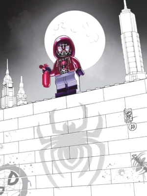 LEGO SPIDER-MAN COMIC SPECIAL N.1 - SPIDER-MAN MILES MORALES + SKATEBOARD - VARIANT