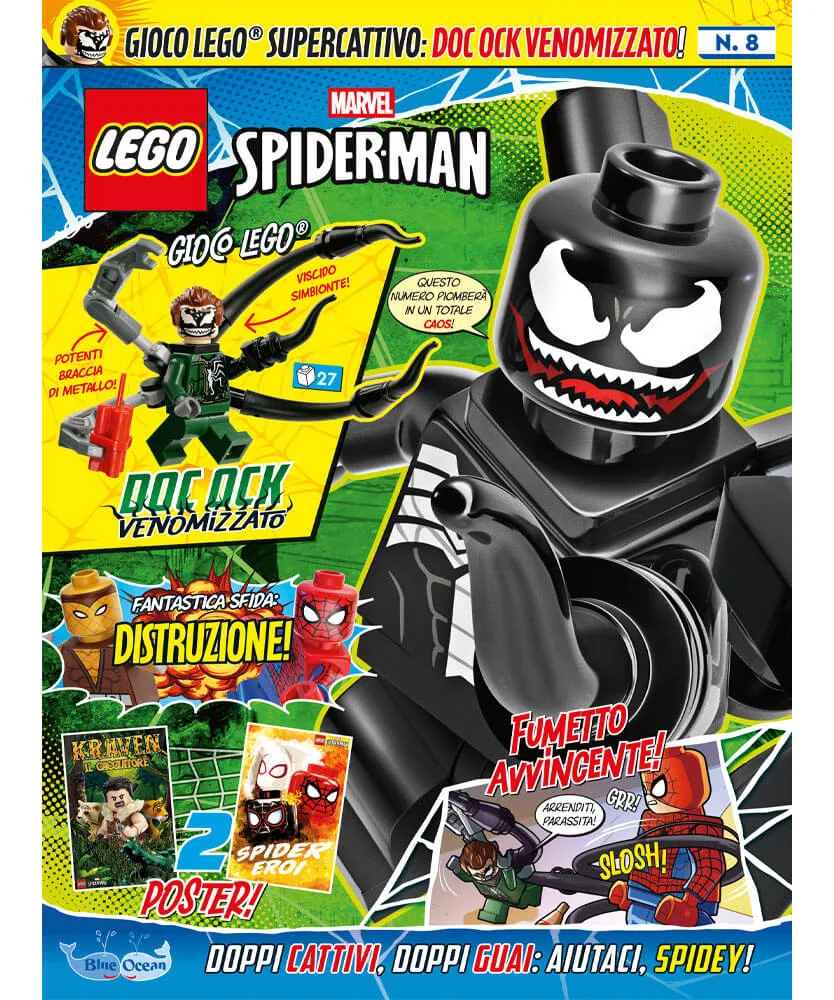 LEGO SPIDER-MAN N.8 - DOTTOR OCTOPUS VENOMIZZATO