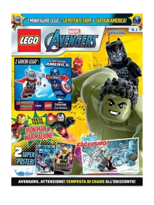 LEGO AVENGERS SPECIALE N.1 - CAPTAIN AMERICA + LA POTENTE THOR