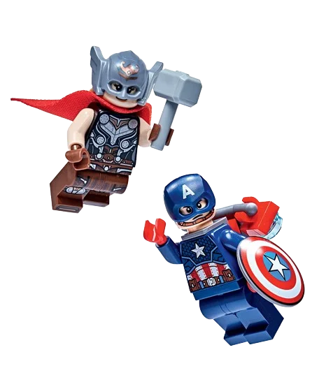 LEGO AVENGERS SPECIALE N.1 - CAPTAIN AMERICA + LA POTENTE THOR - immagine 2