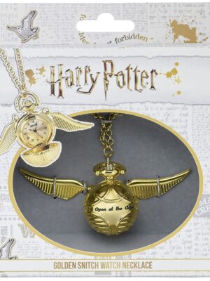 Harry Potter – Collana con Orologio Boccino d’Oro (placcata oro)