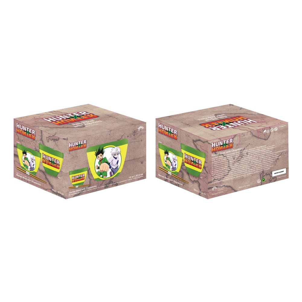 Hunter x Hunter Ramen Bowl with Chopsticks Logo 473 ml - immagine 3